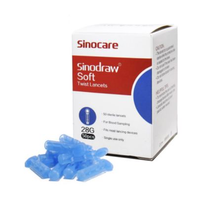 2x Sinocare Sinodraw Soft Lancets New Date 03/2025 Sealed Free UK Post. Bundle - UC Worldlink