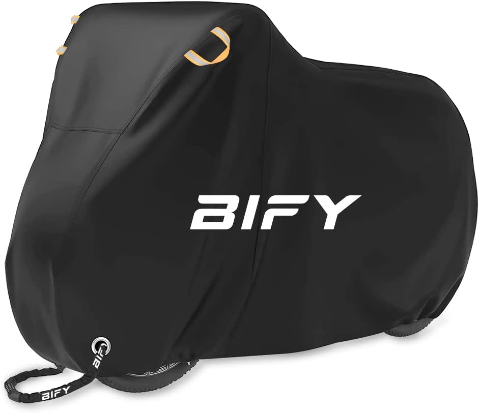 BIFY WATERPROOF BIKE COVER LARGE (200cm long) IN BLACK, FREE POSTAGE. *UK STOCK* - UC Worldlink