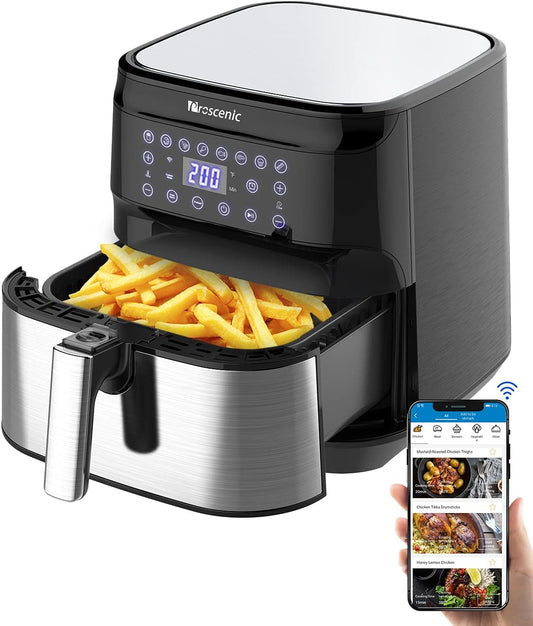 T21 Air Fryer, 5.5L Air Fryers for Home Use, 8 Presets, LED Onetouch - UC Worldlink