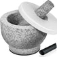 Tera Mortar and Pestle Set CY0168 natural granite Grey UK stock Free UK postage, - UC Worldlink