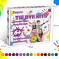 Anpro Tie Dye Kit, 148 Tie Dye Colours Set, 16 Colourful Tie-Dye Textile Dyes UK - UC Worldlink