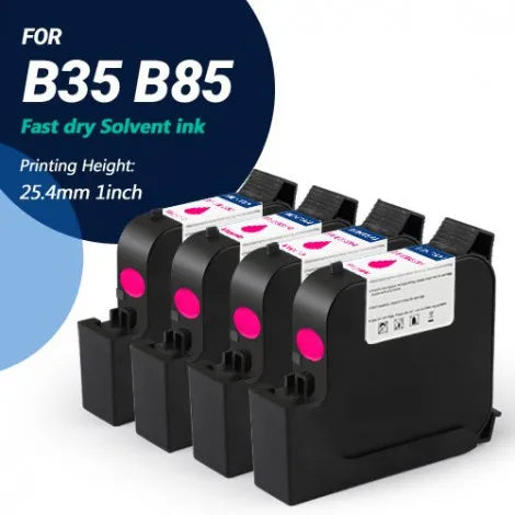 BENTSAI EB22M Magenta Original Solvent Fast Dry Ink Cartridge for B35 B85 - UC Worldlink