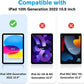 [2 Pack] Tempered Glass Screen Protector For iPad 10th Generation 10.9" 2022 - UC Worldlink