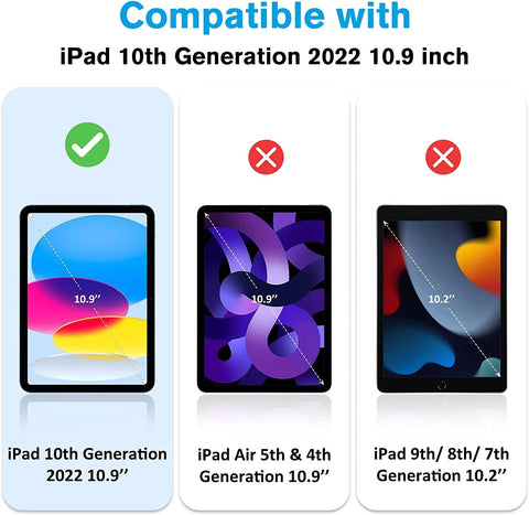 [2 Pack] Tempered Glass Screen Protector For iPad 10th Generation 10.9" 2022 - UC Worldlink